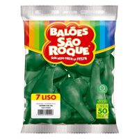 BALAO 7 VERDE FOLHA S.ROQUE C/50
