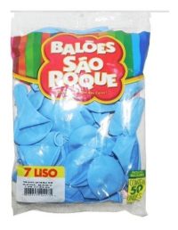 BALAO 7 AZUL BABY S.ROQUE C/50