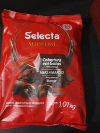 GOTAS MEIO AMARGO 1,01KG SELECTA