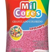 GRANULADO M.CORES ROSA 150G CX/24
