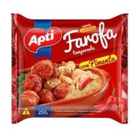 FAROFA TEMPERADA PIMENTA 250G APTI